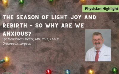 The season of Light Joy and Rebirth – so why are we anxious?