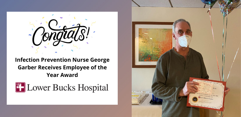 Infection Prevention Nurse George Garber Receives Employee of the Year Award